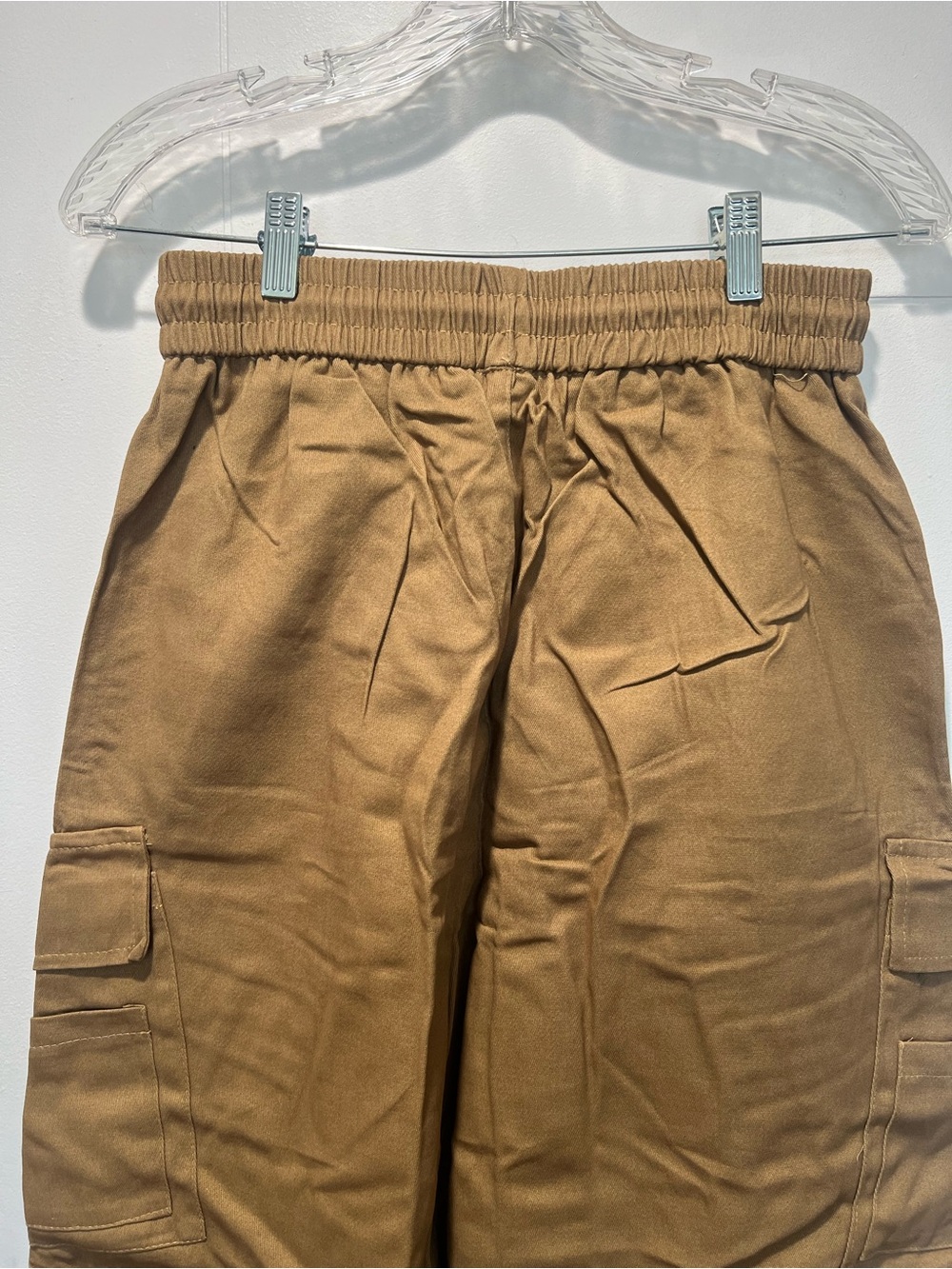 Women’s Baggy Wide-Leg Cargo Pants in Brown - Size Large - Picture 6 of 7